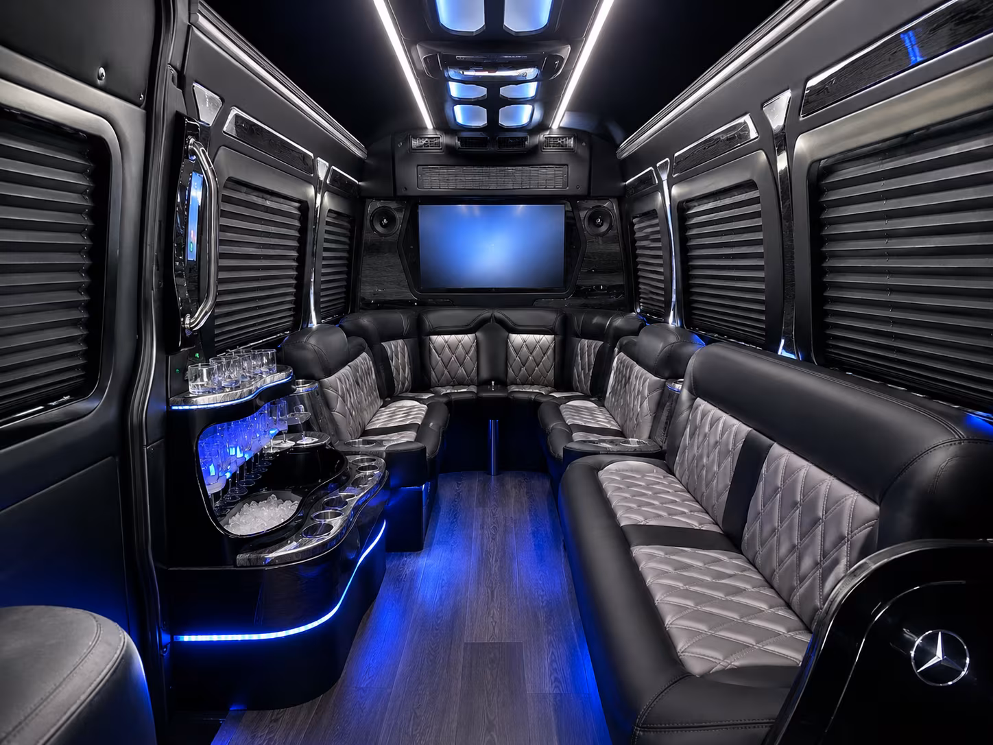 set up holiday party and team event shuttles across silicon valley