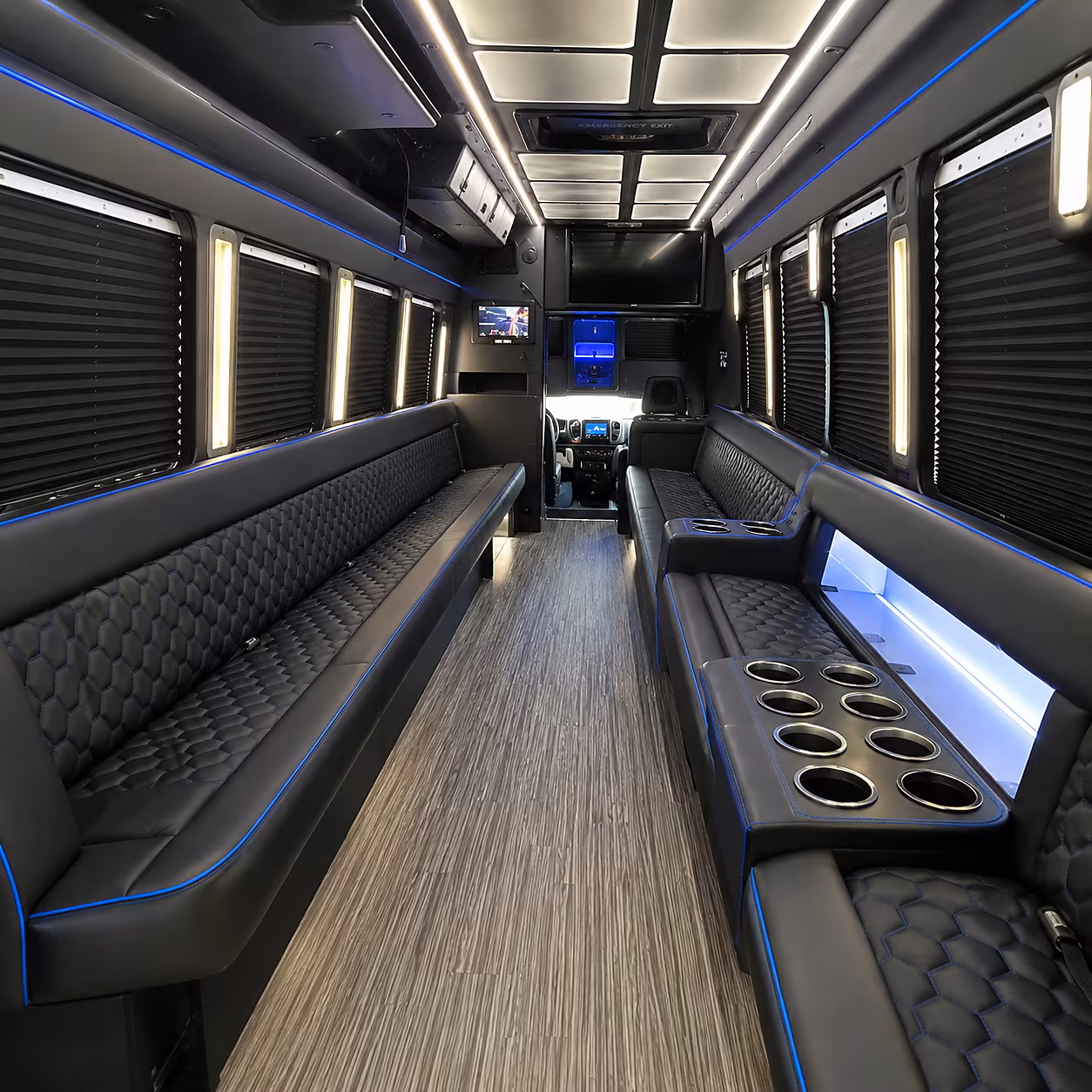 sunnyvale party bus rentals inside