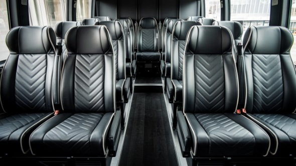 15 passenger minibus inside santa clara
