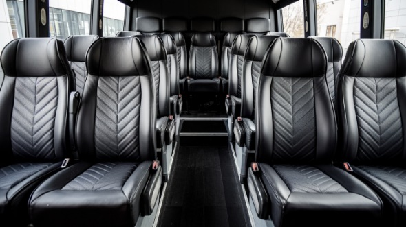 18 passenger minibus inside santa clara