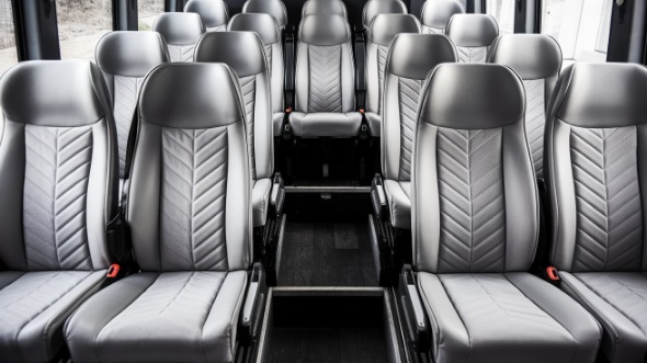 28 passenger minibus inside santa clara