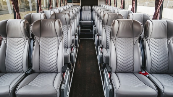 54 passenger charter bus interior santa clara