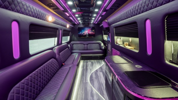 party bus rental interior santa clara