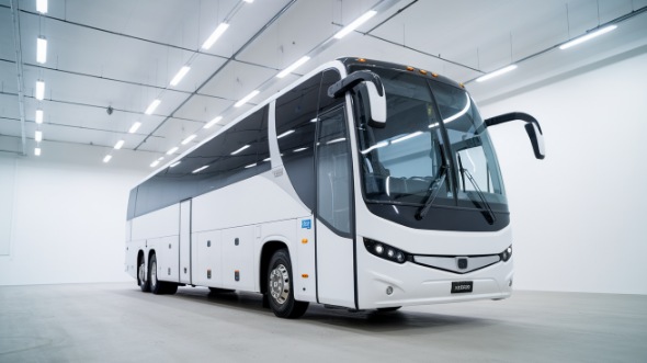 santa clara 56 passenger charter bus