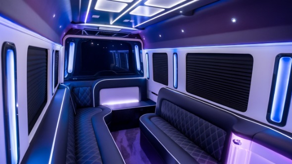 sprinter limo rental inside santa clara