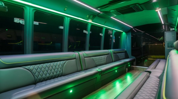sprinter limo rental interior santa clara